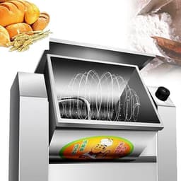 Deegmixer - Keukenmixer Kneedmixer - Bakken Deeg Maken - Roestvrij Staal - 3 kg - Zilver — thumbnail 1