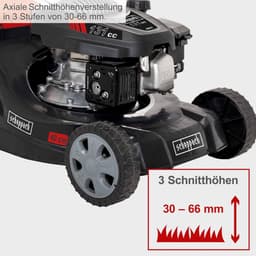 Benzine Grasmaaier - Compacte Maaier - Gazon Onderhoud - 4-Takt Motor - 40cm Snijdiameter - Zwart Oranje — thumbnail 2