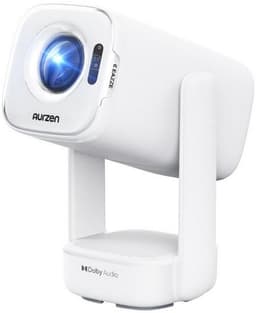 Aurzen EAZZE D1 Air Smart Beamer – Full HD 1080P – 300 ANSI – Netflix – Prime Video – YouTube – Dual-Band WiFi (2.4/5GHz) - Bluetooth 5.2 – HDR10 – Dolby Audio - Cloud White — thumbnail 5
