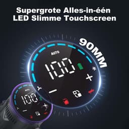 Steelstofzuiger Draadloos - Krachtige Stofzuiger - Huis Reinigen - Automatische Zuigkracht - 75 Min Looptijd - Goud — thumbnail 2