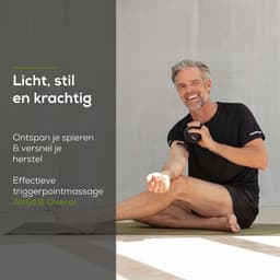 Thijox - Massagepistool voor Triggerpointmassage, Ergonomisch en Compact Design, Krachtige en Stille Spiermassage, 5 Opzetstukken, Druksensor voor Opt — thumbnail 4