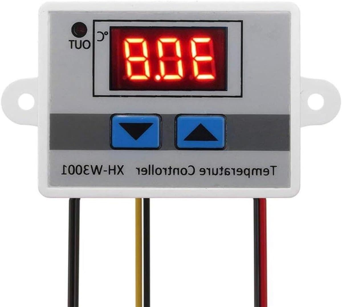 Digitale Temperatuurregelaar - Thermostaat Module - Verwarmen Koelen - Waterproof RVS Probe - 110-220V 1500W - Zwart — afbeelding 1