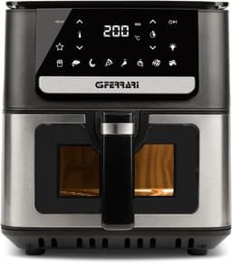 Heteluchtfriteuse - Airfryer - Gezond Koken - Verhoogd Dienblad - 65 Liter - Zwart — thumbnail 5