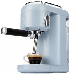 Vankel Halfautomatische Espressomachine - 20 Bar Hogedruk Extractie - 1400W Pistonmachine - 1L Waterreservoir - Met Stoompijpje voor Melkschuim - Koffiemachine voor Thuisgebruik - Blauw — thumbnail 2