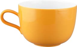 Koffiemok Cappuccino Cup - Grote Mok - Genieten van Koffie - Mix & Match Serie - 380 ml - Mango Oranje — thumbnail 1