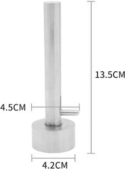 QORA® Krokettenmaker - Krokettenmachine - Krokettenpers - Zilver - 17cm x 7cm x 6cm — thumbnail 3