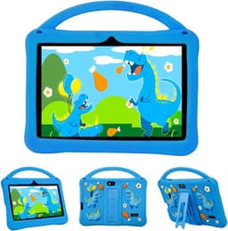 SnelShoppen - 7 Inch Tablet voor Kinderen - 2GB RAM, 32GB ROM, IWAWA Apps, Educatieve Spellen, Wifi, Dual Camera, Silicone Hoes (Blauw) — thumbnail 1