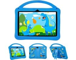 SnelShoppen - 7 Inch Tablet voor Kinderen - 2GB RAM, 32GB ROM, IWAWA Apps, Educatieve Spellen, Wifi, Dual Camera, Silicone Hoes (Blauw)