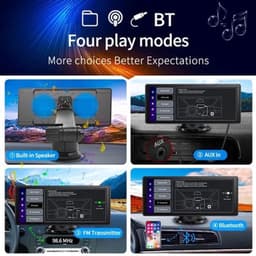E32 - Dashcam voor Auto - WiFi - Dashcams - FullHD video - Super compact - Parkeermodus - 16:9 - 10.26 inch Scherm - Geen Camera aan de voor- en Achterkant - Zwart — thumbnail 4