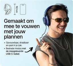 Fresh 'n Rebel Clam Core 2 - Draadloze Bluetooth Koptelefoon - Over-Ear - 70 uur Speelduur - My Sound App - Dreamy Lilac — thumbnail 4