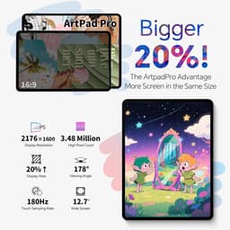 SnelShoppen - 12.7 inch Tablet Gaming 2K Display, Android, Dual SIM LTE, 20GB RAM, 256GB Opslag, 10000mAh Batterij, 30W Snelladen, GPS, TypeC, Ideaal — thumbnail 2