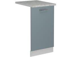 Vaatwasser Deurpaneel - Frontpaneel Vaatwasser - Keuken Inrichten - Speciaal voor R-Line - 45 cm - Blauwgrijs