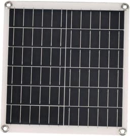 Zonnepaneel Ventilator - Draagbare Koeler - Kamperen Buiten - Zonne- en USB-kracht - 10W Vermogen - Zwart — thumbnail 4