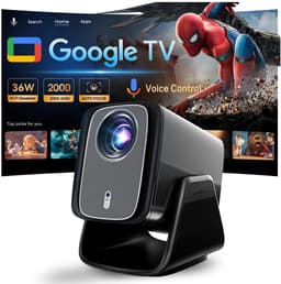 Smart beamer 4K - 2000 ANSI - AI Auto Focus - Perfect voor films en games - ShopVlot — thumbnail 1