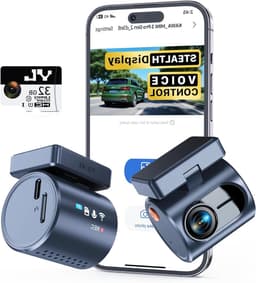 Dashcam Auto - Autocamera Voorruit - Veilig Rijden - Compact Stealth Design - 2K QHD Resolutie - Zwart — thumbnail 1