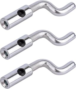 SnelShoppen - 3Pcs Z-Bow Throttle Cable Endstukken - Universele Verstelbare Z-Kop Draad Eindstukken voor Grasmaaier Mini Bike & Remkabel Reparatie — thumbnail 1