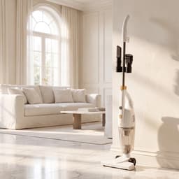 AG3500 Steelstofzuiger - 3-in-1 Snoerstofzuiger - 600W - Sterke Zuigkracht - Zonder Zak - HEPA Filter - LED Verlichting - Handstofzuiger - Lichtgewicht - White — thumbnail 2