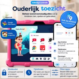 Kindertablet XL 10 Inch HD - 3 + 4 GB RAM - 32 GB ROM - Veilig en leerzaam - SnelShoppen — thumbnail 3