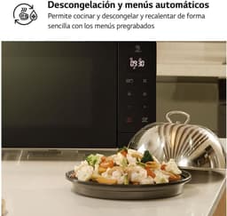Magnetron met Grill - Oven Combimagnetron - Snel Eten Bereiden - Eenvoudige Reiniging - 30 Liter - Zwart — thumbnail 3