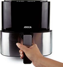 Jocca Airfryer 5L Inclusief Rek - Heteluchtfriteuse - Airfryer - Airfryer xl - Airfryer xxl - 1450W - Glans Zwart - 1599A — thumbnail 2