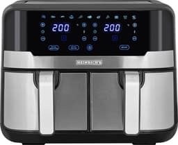 Heinrich's HFR 8214 - Dubbele airfryer - heteluchtfriteuse - 2 x 4.5 liter — thumbnail 2