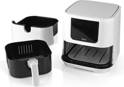 N8WERK heteluchtfriteuse Moonlight White Edition 5,5l - wit - 1800W — thumbnail 3