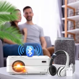 Artlii Enjoy2 Mini Beamer: WiFi Bluetooth 1080p Full HD Thuisbioscoop Projector, Compatibel met iOS, Android, TV Stick, PS4, Xbox, Laptop — thumbnail 3