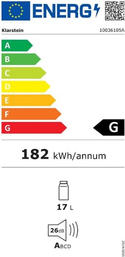Geheimversteck mini-koelkast 2 niveaus 17 liter 26 dB thermo-elektrisch — thumbnail 2