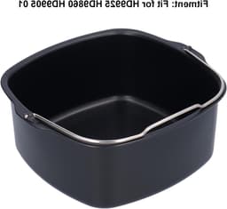 Cakepan voor Airfryer - Bakaccessoires voor luchtfriteuse, 22 cm, ideaal voor taarten en desserts — thumbnail 3