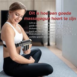 Massage Gun Krachtig en Stil Voor Diep Spierherstel – Massage Apparaat Percussie Met 4 Massagekoppen Voor Gerichte Behandeling – Draagbaar Ontwerp Voor Thuis en Sportgebruik | Compact en Gebruiksvriendelijk in Zwart — thumbnail 5