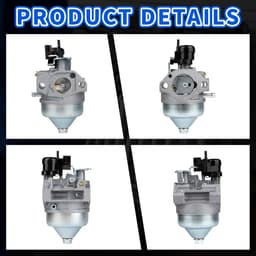 GCV190LA Carburateur voor Honda GCV190LA Motor HRX217 K1 K2 K3 K4 K5 Grasmaaier Vervangen 16100-Z0Y-M42 Carburateur Tune Up Kit met luchtfilter - Auto Choke — thumbnail 2
