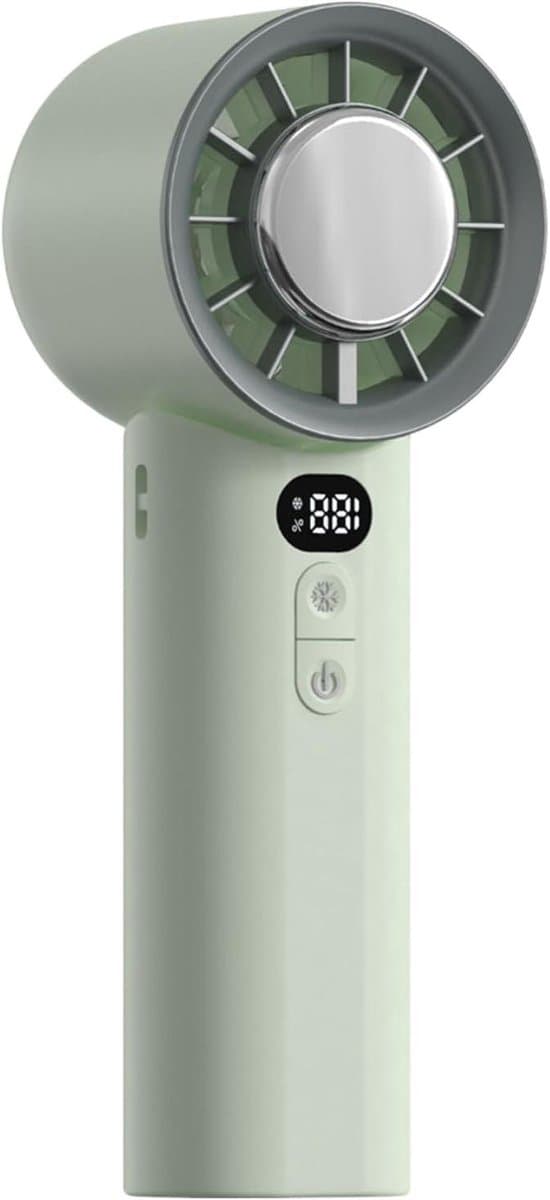 Opvouwbare zakventilator - Hand ventilator - Persoonlijk verkoelen - Stille werking - 16.9 cm - Lichtgroen — afbeelding 1
