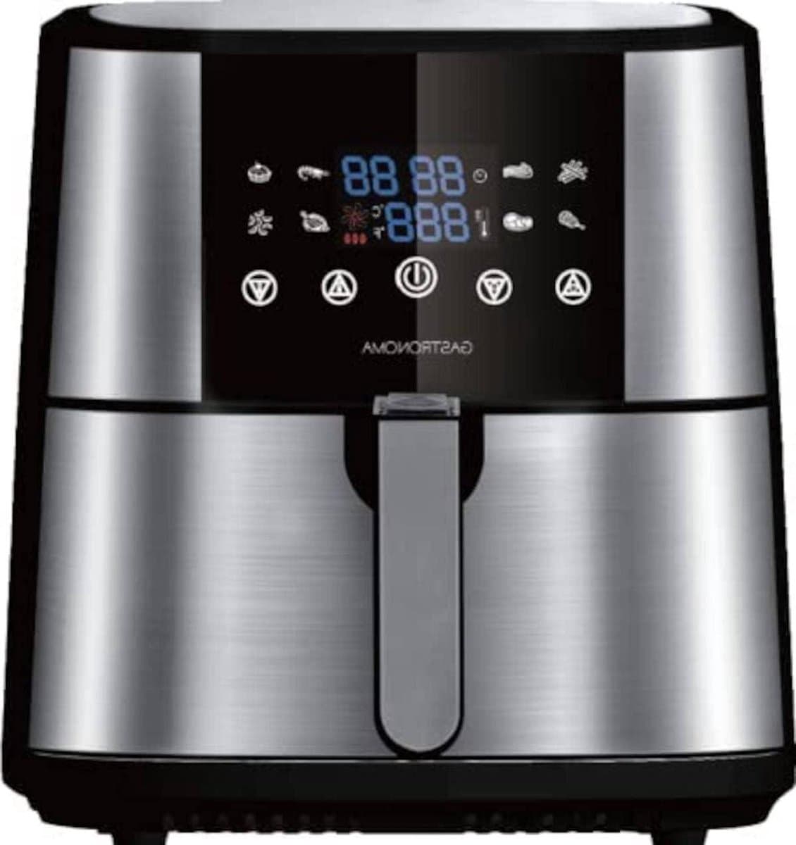Heteluchtfriteuse - Airfryer Frituurpan - Gezond Koken - XXL Capaciteit - 6 Liter - Zwart Roestvrijstaal — afbeelding 1