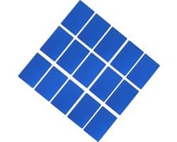 50 Stuks Lege Metaal Visitekaartjes, Duurzame Aluminium Kaarten voor DIY Creaties en Professionele Presentaties