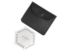 High precision roestvrijstalen natte film kam voor nauwkeurige diktemeting van verf, 25-3000um, ideaal voor professionals