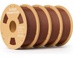 3D Printer Filament - PETG Materiaal - Functionele Onderdelen - Hoge Maatnauwkeurigheid - 4 kg - Bruin