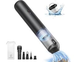 Draagbare Stofzuiger - Auto Stofzuiger - Snel Interieur Reinigen - 1 Uur Looptijd - 120 Watt - Zwart