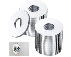 Veerwashers M6 - 100 Stuks Rvs Ringetjes voor Bevestiging, Ideaal voor Schroeven, Moeren en Draadstangen