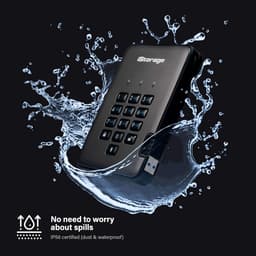 Externe Harde Schijf - Beveiligde Opslag - Data Beveiligen - PIN Geauthenticeerd - 1 TB - Grafiet — thumbnail 4