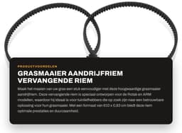 Dailygoods- Aandrijfriem 6,1 meter - Compatibel met Art.8846/8847/8848 - Nylon - 1,6 mm doorsnede - 6 x reservedraadspoel - Grijs - Grasmaaier — thumbnail 1