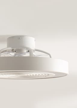 CREATE - Stille plafondventilator 40W Ø50 cm met verborgen bladen en LED-verlichting - S - Met licht - WIFI - WIND CLEAR EASY — thumbnail 5