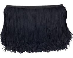 Fringe Border 30 cm x 10 m voor Decoratie, DIY Projecten, Kleding en Costumes, Snijdbare Fringes, Zijde Kwastjes en Ribbons voor Creatieve Klussen