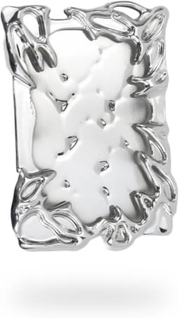 Unieke Irreguliere Fotolijst Sleutelhanger voor ID Kaarten, Badge Houder voor Studenten en Kantoorbenodigdheden van Electroplated Kunststof — thumbnail 1