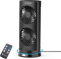Tafelventilator Stil 40 dB – USB-C Bureauventilator met Afstandsbediening, Timer, 3 Standen en 110° Oscillatie — thumbnail 1