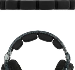 Comfortabele Hoofdband Kussen voor Sennheiser HD600, HD580, HD650 en HD660 S Hoofdtelefoons - Vervangende Kussens en Reparatie Onderdelen (Zwart) — thumbnail 1
