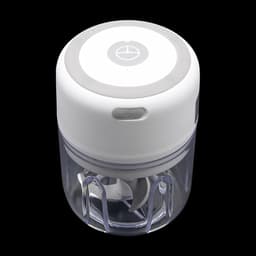 Elektrische Voedselsnijder 250ML Mini Draadloze Draagbare Vleesmolen USB-opladen Knoflook Snijder Keukenmachine voor Groenten/Noten/Fruit/Vlees/etc — thumbnail 4