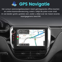 Hexinex Autoradio - Geschikt Voor Peugeot 208/2008 2011 t/m 2019 - 2+64GB Carplay FM — thumbnail 2