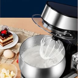 Keukenmixer - Standmixer Deegmixer - Bakken en Mixen - Stille Motor - 5.5 Liter - RVS — thumbnail 5