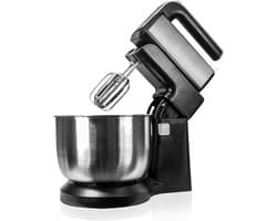 RUX® Mixer met mengkom - Mixer - Mixer met mengkom keukenmachine - Zwart- 32cm x 23cm x 23cm