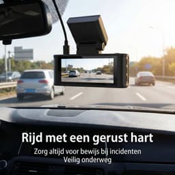 SyncGear 4K Dashcam Inclusief SD Kaart - Nieuw 2026 - Met 2K Achter Camera - Wifi & GPS - Ingebouwde ADAS - WDR — thumbnail 5